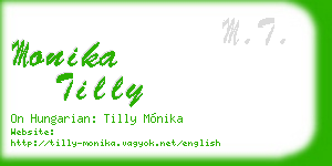 monika tilly business card